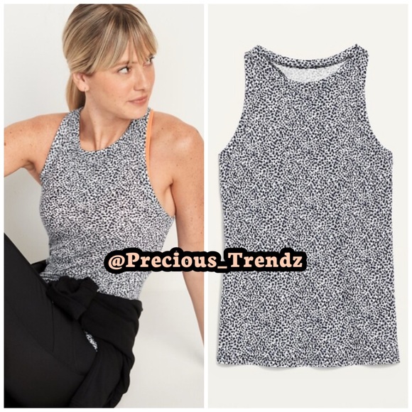 Old Navy UltraLite Rib-Knit Racerback Tank Top Plus Size 4X - Picture 2 of 4